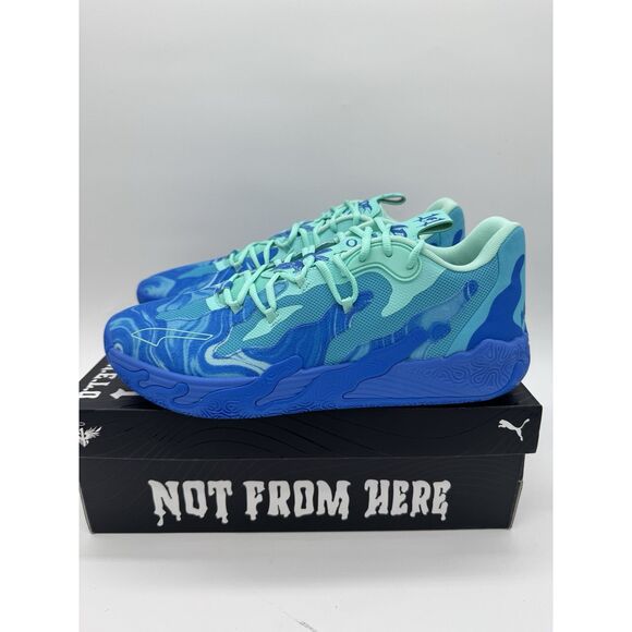 PUMA x LAMELO BALL MB.03 Lo Team Size 14 HyperLink Blue New In Box - Picture 1 of 9